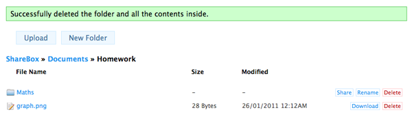 Folder Deleted