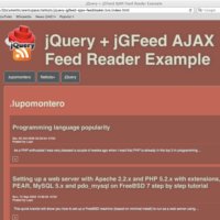 Build an RSS Feed Reader with jQuery and jGFeed: New Plus Tutorial
